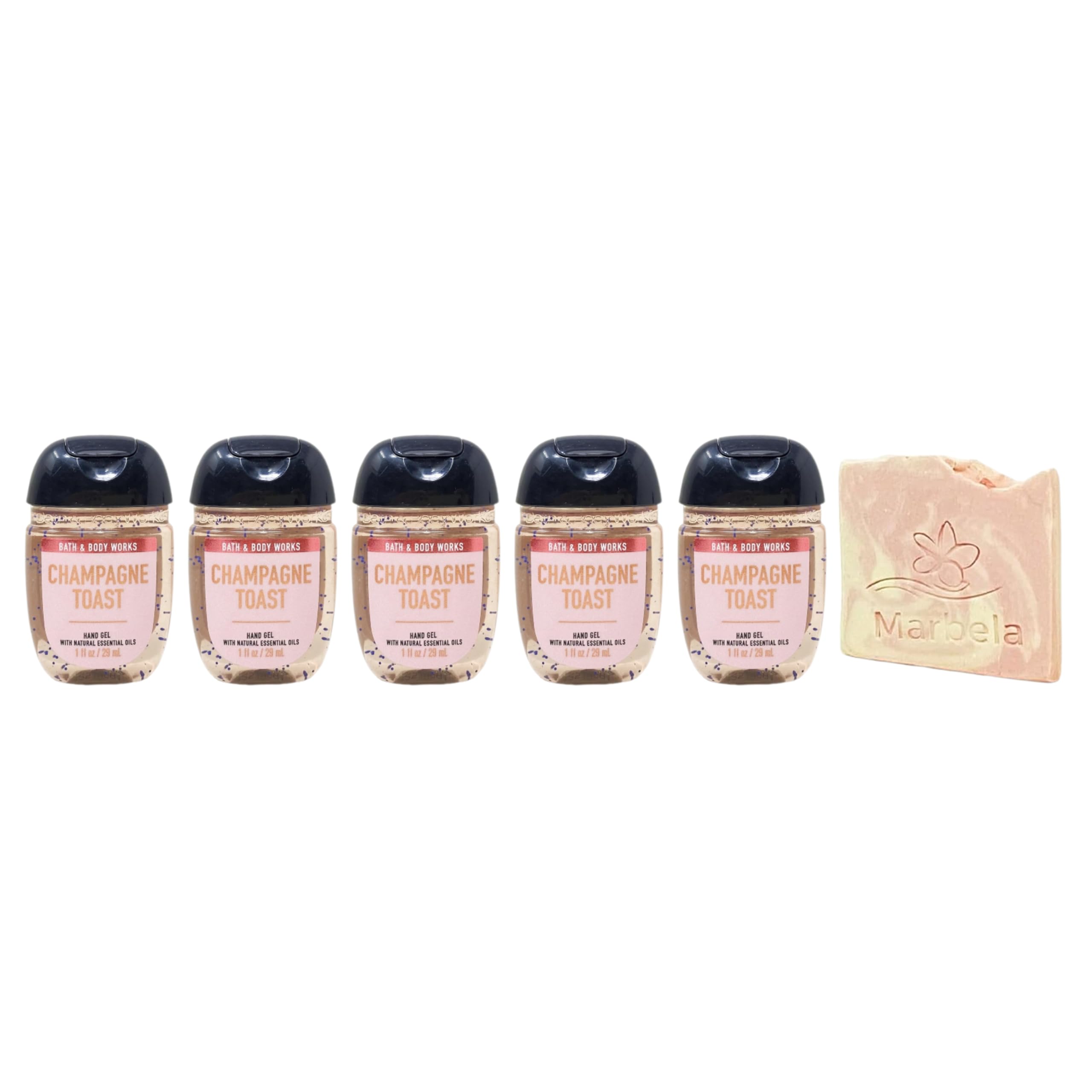 Amazon.com : Bath & Body Works Champagne Toast 5 Hand Gels with a